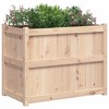 vidaXL Garden Planter 35.4"x19.7"x27.6" Solid Wood Pine - 4 of 4