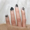 Vynxaria Black Stylish Press-On Nails for a Perfect Finish Size M - 2 of 4