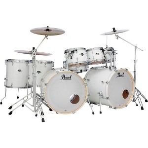 Pearl Export Double Bass 8-Piece Drum Set Pure White - 1 of 4