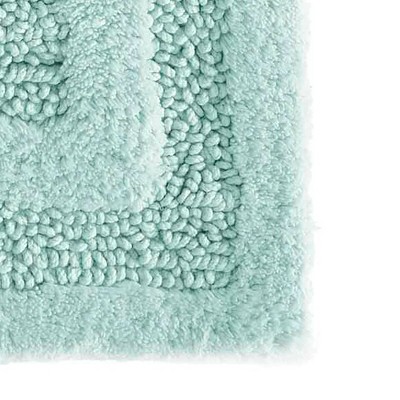 Isla Aqua Cotton Tufted 2-Piece Bath Rug Set