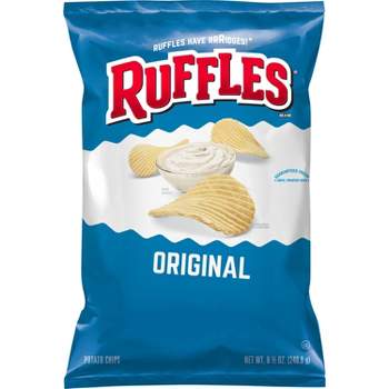 Ruffles Oven Baked Cheddar & Sour Cream Flavored Potato Crisps