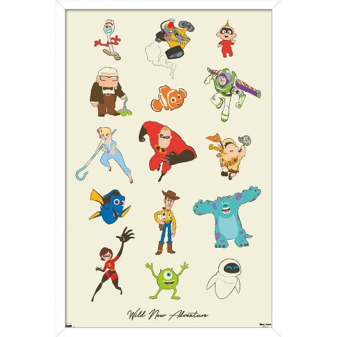 Trends International Disney Pixar - Group Framed Wall Poster