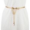 Elerevyo Women's Adjustable Waist Link Chain Belt for Jeans Dresses - 4 of 4