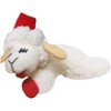 Multipet Holiday Lamb Chop with Santa Hat Plush Cat Toy -  4" - 2 of 3