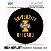 University of Idaho Vandals Automotive Car Window Locker Circle Bumper Sticker - 3 of 4