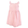 Hudson Baby Infant and Toddler Girls Cotton Dresses, Coral Pretty Floral - 4 of 4