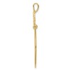Black Bow Jewelry 14k Yellow Gold Polished Five Heart Charm Holder Pendant - 2 of 4