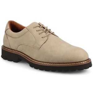 Vance Mens Templeton Lug Sole Oxford Dress Shoe - 1 of 4