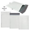UOFFICE Pack of 50 Poly Bubble Mailer Bags 6.5"x10" - #0 Pouches - 2 of 4