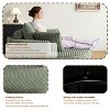 360° Swivel Chaise Lounge Lazy Accent Chair Cozy Sleeper Sofa Single Swivel Chair, Beige/Brown/Green/Black/Gray-ModernLuxe - 4 of 4