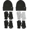 Nicole Miller Hat and Glove Set For Women, Pack Of 2 Winter Beanie Hats Soft & Warm Gloves Sets - 3 of 4