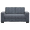 vidaXL 2-Seater Sofa Dark Grey Velvet 47.2 in width Durable - 3 of 4