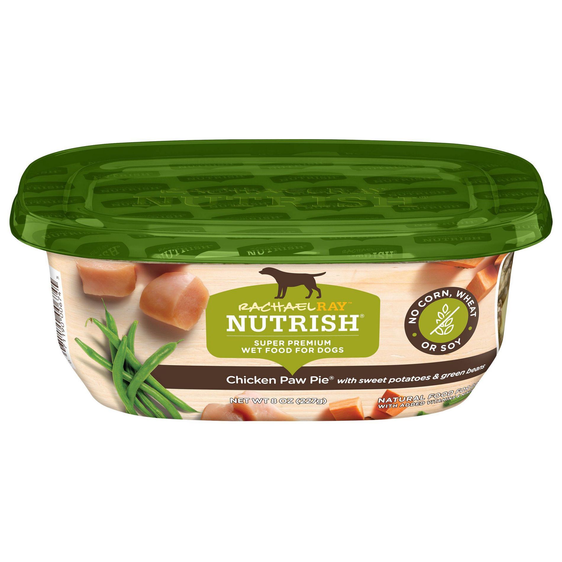 Rachael Ray Nutrish Chicken Paw Pie with Sweet Potatoes & Green Beans Wet Dog Food - 8oz