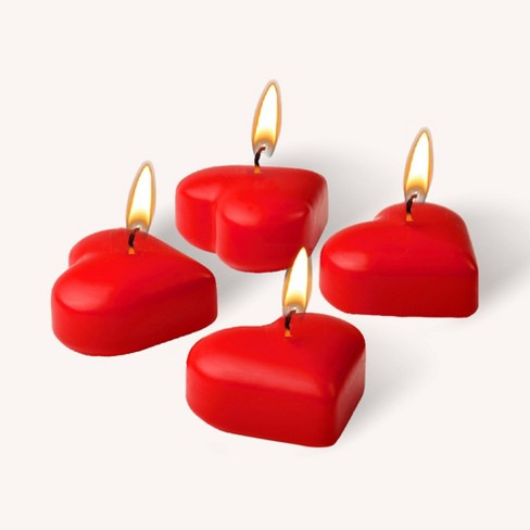 Hyoola - Floating Candles - Red - Heart Shape - 15 Pack : Target