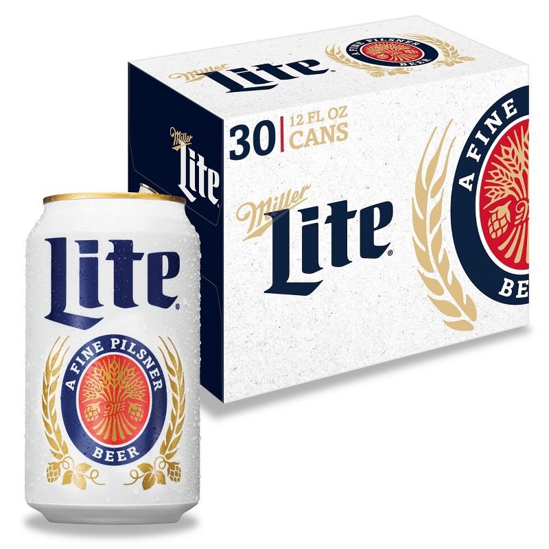 Miller Lite Beer - 30pk/12 fl oz Cans, 1 of 11