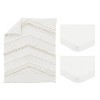 Sweet Jojo Designs Gender Neutral Unisex Baby Mini Crib Bedding Set - Boho Fringe Ivory 3pc - 2 of 4