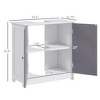 Aghana Digitals MDF Bathroom Storage Cabinet with U-Shaped Cut-Out, Adjustable Shelf, Smooth - 2 of 4