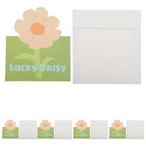 Unique Bargains Greeting Cards Floral Pattern for All Occasions 10 Pcs - 1 of 4