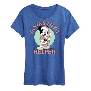 Women's - Disney - Santas Little Helper Short Sleeve Graphic T-Shirt - 1 of 4