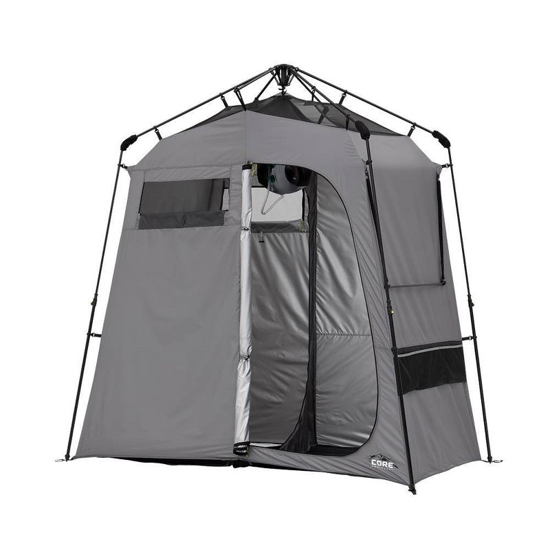 Core Equipment Instant Shower Tent - Gray, 3 of 11