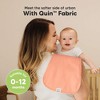 KeaBabies 5pk Organic Quin Baby Burp Cloths for Boys, Girls, Large Absorbent Cotton Burping Cloths for Babies, Newborns - 2 of 4