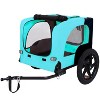 Whisen Pet Bike Trailer for Dogs & Cats, Folding Frame with Quick Release Wheels, Internal Leash - 4 of 4