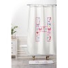 Deny Designs April Lane Art Fancy Bow Monogram Memory Foam Bath Mat - 4 of 4