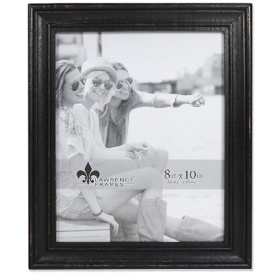 Lawrence Frames 8"W x 10"H Durham Weathered Black Wood Picture Frame 746580