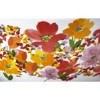 TAG Springtime Floral Stoneware Snack Bowl White with Bright Floral Print, Dishwasher Safe, 20 oz. - 3 of 3