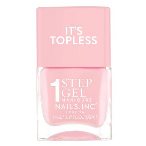 Nails.INC It’s Topless, 4-in-1 Base Coat, Treatment, Color and Top Coat 1-Step Gel Nail Polish - 0.47 fl oz - 1 of 4