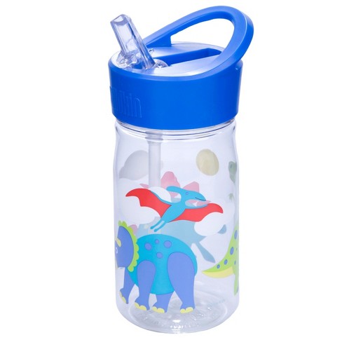 Wildkin Kids 16 oz Tritan Plastic Water Bottle for Boys & Girls (Dinosaur  Land)