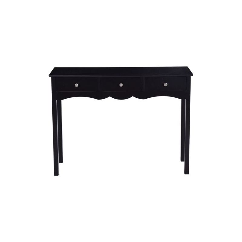 Tangkula 3-Drawer Console Table Hall table Side Table Desk Accent Table Entryway, 1 of 7