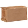 vidaXL Shoe Storage Bench 33.5 in.x15.7 in.x17.7 in. Solid Acacia Wood - 3 of 4