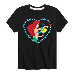 Girls' - Disney Princess - Ariel Short Sleeve Graphic T-Shirt - 1 of 4