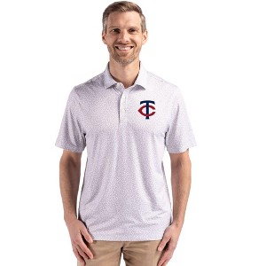 Minnesota Twins Cutter & Buck Pike Eco Flora Print Recycled Mens Big & Tall Polo - 1 of 1