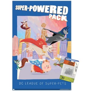 Trends International DC Comics Movie DC League of Super-Pets - Super-Powered Pack Unframed Wall Poster Prints - 1 of 4