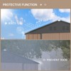 Outdoor Storage Shed with Updated Frame Structure & Lockable Door, Waterproof Practical Garden Patio Lawn Poolside Metal Tool Shed - 3 of 4