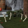 2pk Skeleton Feet Halloween Decorative Yard Stakes - Hyde and EEK! Boutique™: Lawn Decorations, Off-White - 2 of 4