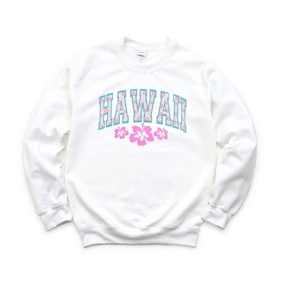 Simply Sage Market Women's Graphic Sweatshirt Hawaii Varsity Grunge