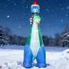 TopComfy Decorative Holiday Scene Props 11FT Yard Christmas Decor Dinosaur Christmas Inflatables Decorations for Garden, White, 11.82"*11.82"*6.7" - 2 of 4