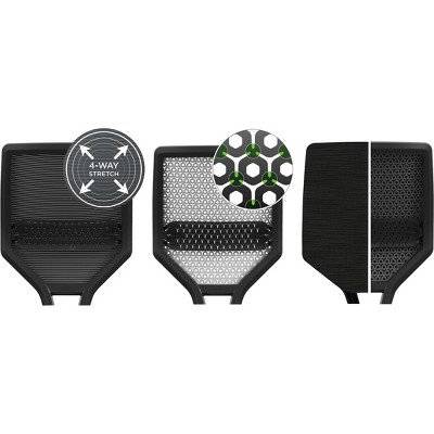 Black Mesh Adjustable Swivel Task Chair with Fabric Seat