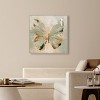Art Remedy Sage Butterfly Colorful buterfly and flowers wall art Framed - 2 of 4