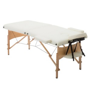 BestMassage Massage Bed Portable 2-Fold Massage Table Lash Bed  SPA Bed for Salon Spa & Tattoo - 1 of 4