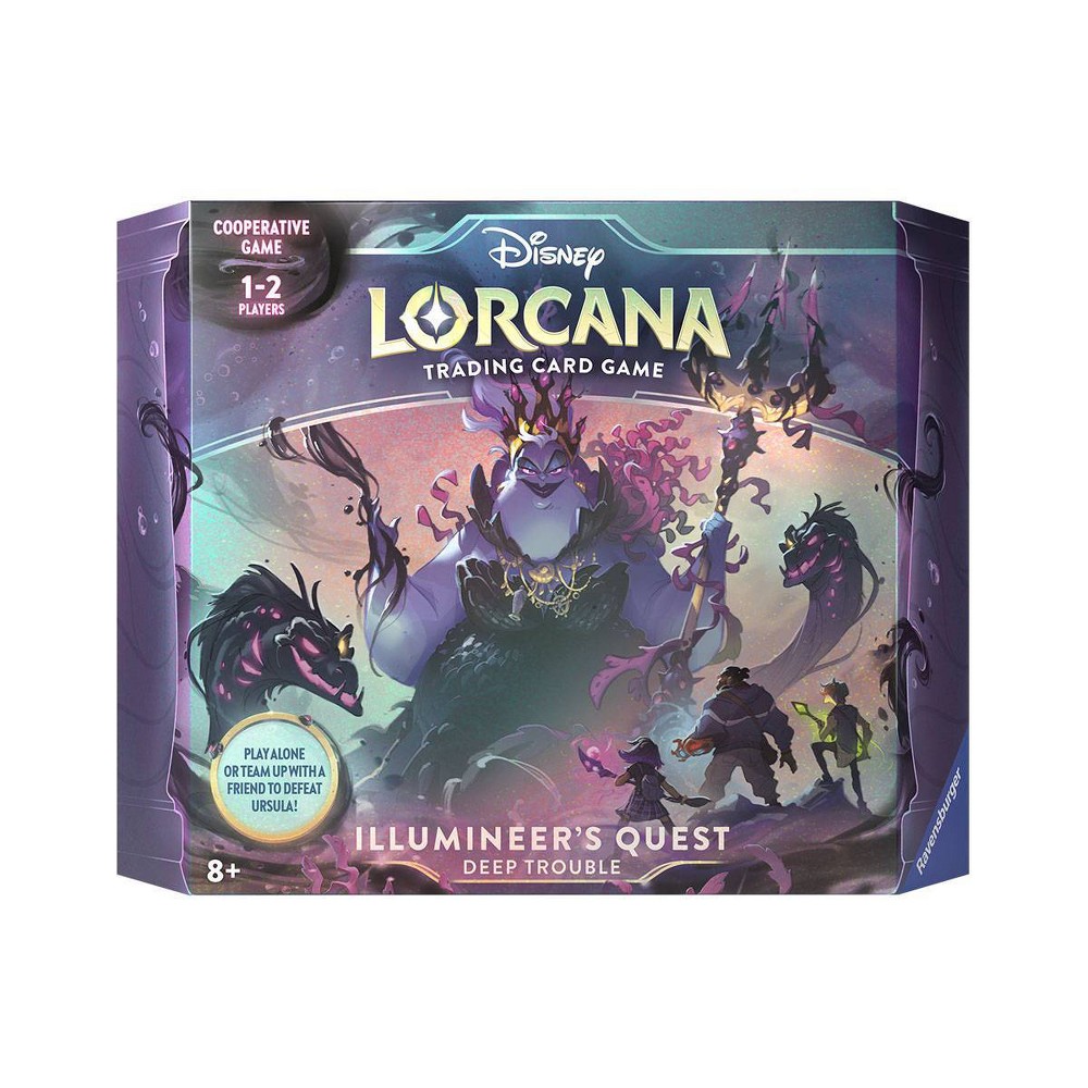 Disney Lorcana Trading Card Game: Illumineers Quest Deep Trouble Box |  MarketFair Shoppes