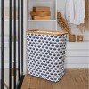 Household Essentials Bamboo Rimmed Rectangular Krush Hamper - 2 of 4