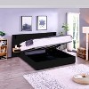 GDFStudio Kennedy Velvet Upholstered Bedroom Furniture Set with Two Floating Nightstands, Headboard - 2 of 4
