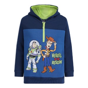 Disney Toy Story Boys Half Zip Up Hoodie for Toddler and Little Kids - 1 of 4