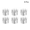Unique Bargains Dining Table Decorations Alloy Decorative Crown Shape Napkin Rings Holder Buckle 6 Pcs - 3 of 4