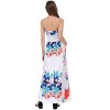 Clearlove Women Strapless Casual Loose Ruched Long Maxi Dress with Pockets - 3 of 4