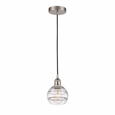 Rochester - 1 Light Cord Hung Mini Pendant In Industrial Style-7.88 Inches Tall and 5.88 Inches Wide